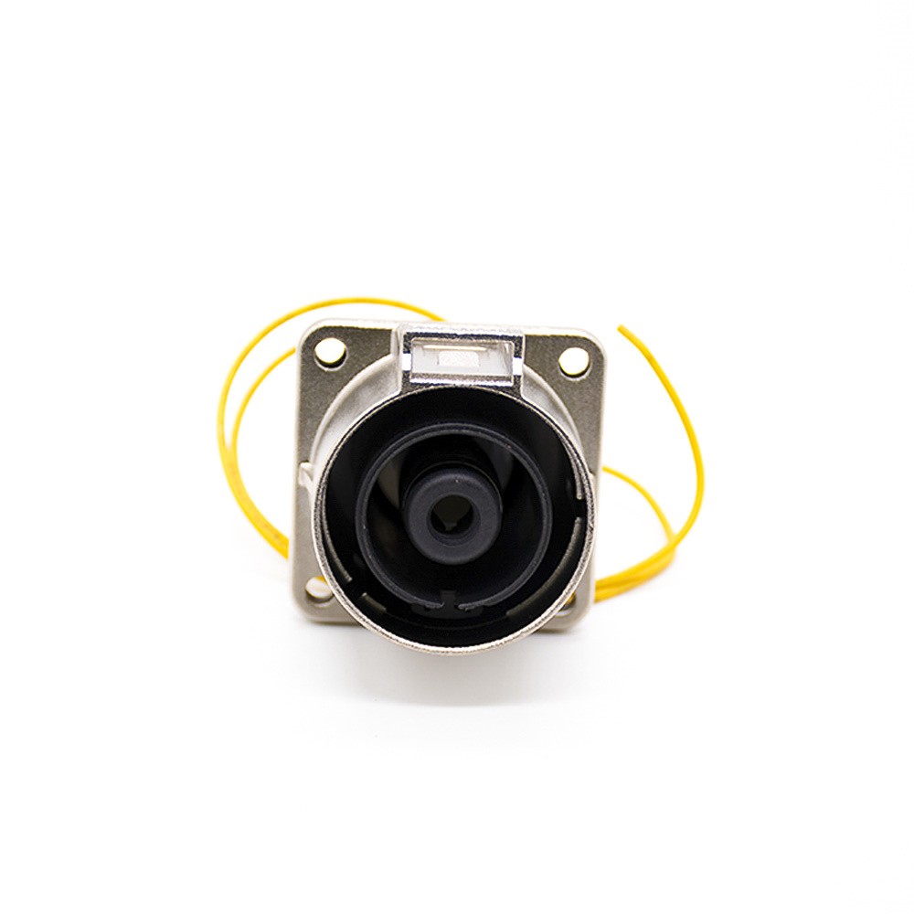 500A HVIL Socket High Voltage Interlock Connector 1Pin 14mm Metal W/busbar M10 Thread Hole