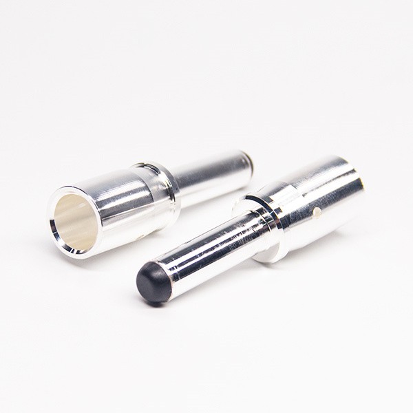 8mm 1Pin Connector HVIL High Voltage Interlock 200A Straight Plug Metal Shell