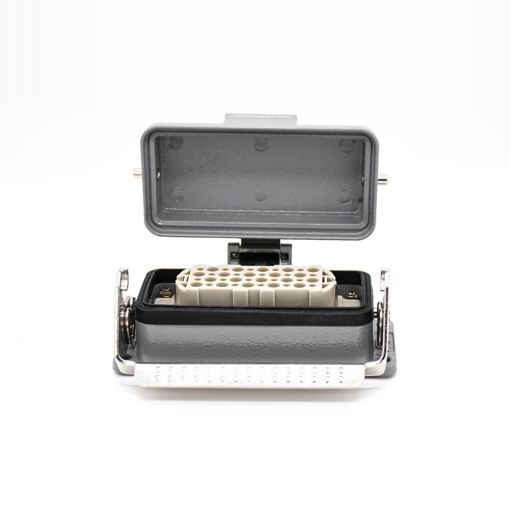 Crimper For Heavy Duty Connectors H16B Female Butt-joint Male 20Pin Silver Plating Size M32 Bulkhead Mounting