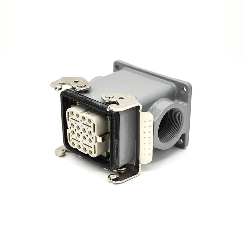Crimper For Heavy Duty Connectors H6T High Surface Mounting M32 Silver Plating 16Pin Male Docking Type Female