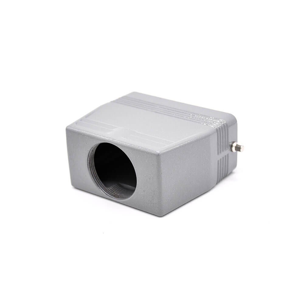 Heavy Duty Rectangular Connectors Female Butt-joint Male 36Pin H16B Male Without Contacts Size M40 Bulkhead Mounting