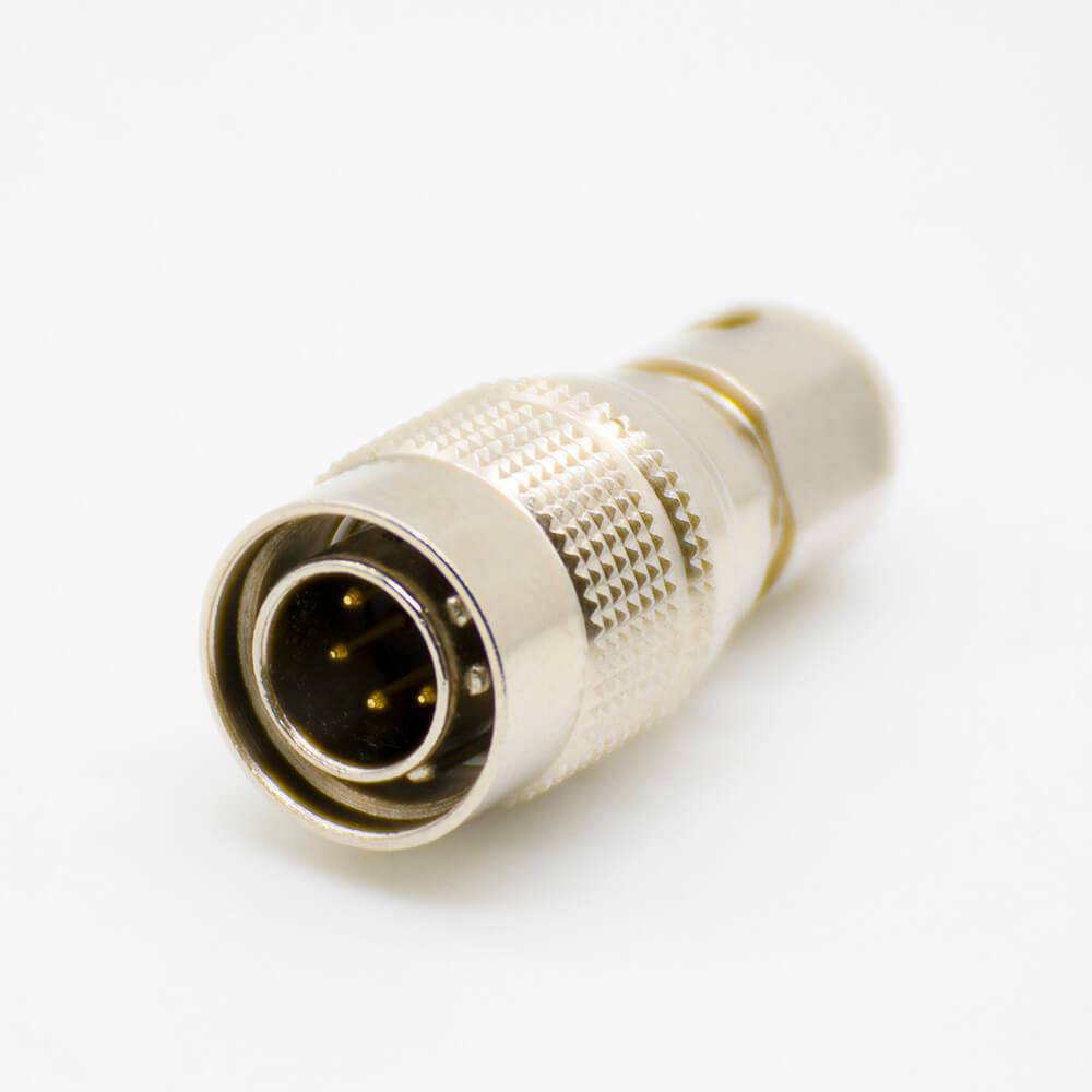 HR10 Elecje Male Plug 6 Pin Straight Solder Cup for Cable Circular Push-Pull Connector 5pcs