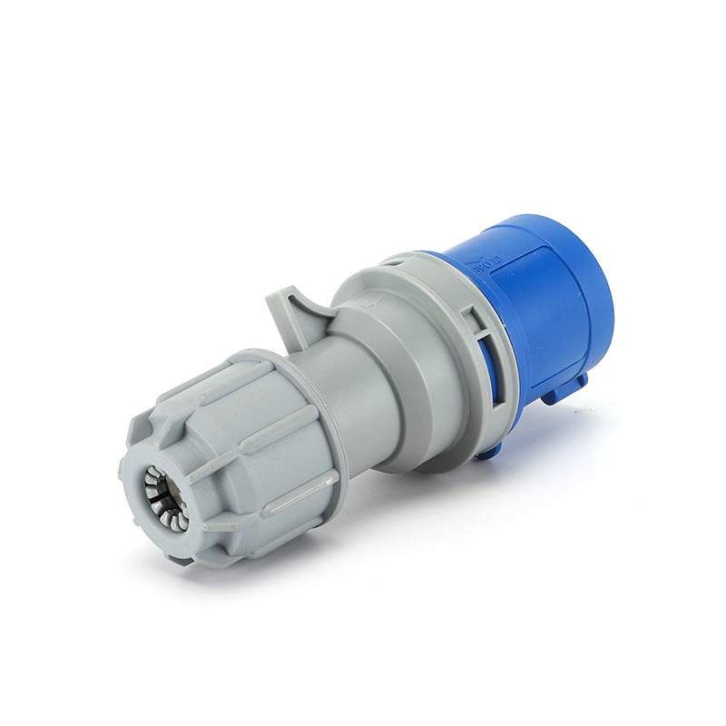 Waterproof Industrial Connector Plug 3Pin 16A 250V 2P+E IP44 Cable Mount
