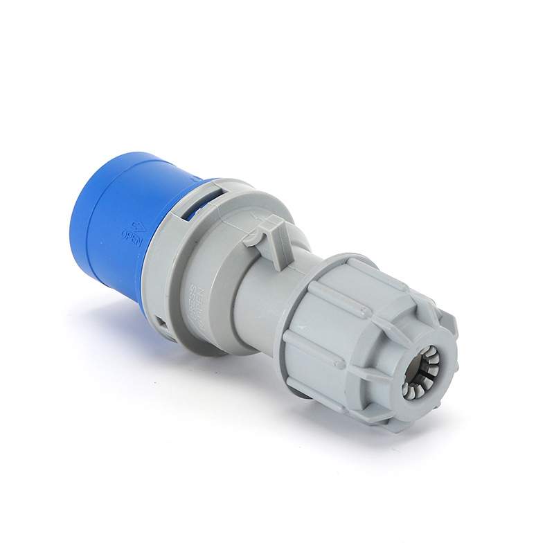 Waterproof Industrial Connector Plug 3Pin 16A 250V 2P+E IP44 Cable Mount