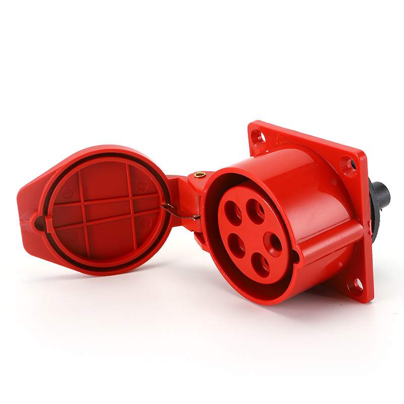 Waterproof Industrial Connector Socket 5Pin 32A 380-415V 3P+E+N IP44