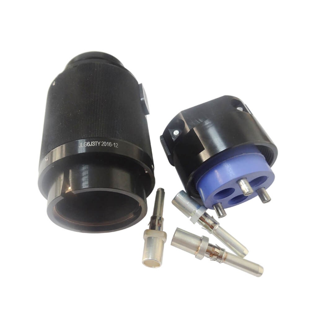 3 Pin Male Plug JL Type 6 Shell Straight Crimp Traction Motor Connector