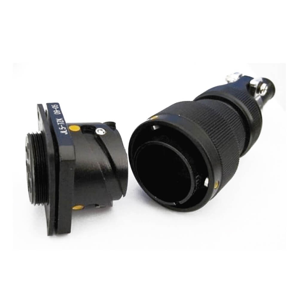 JL Socket Female Traction Motor Connector Panel Mount 7 Pin 180 Degree Bayonet Coupling Solder American-Standard