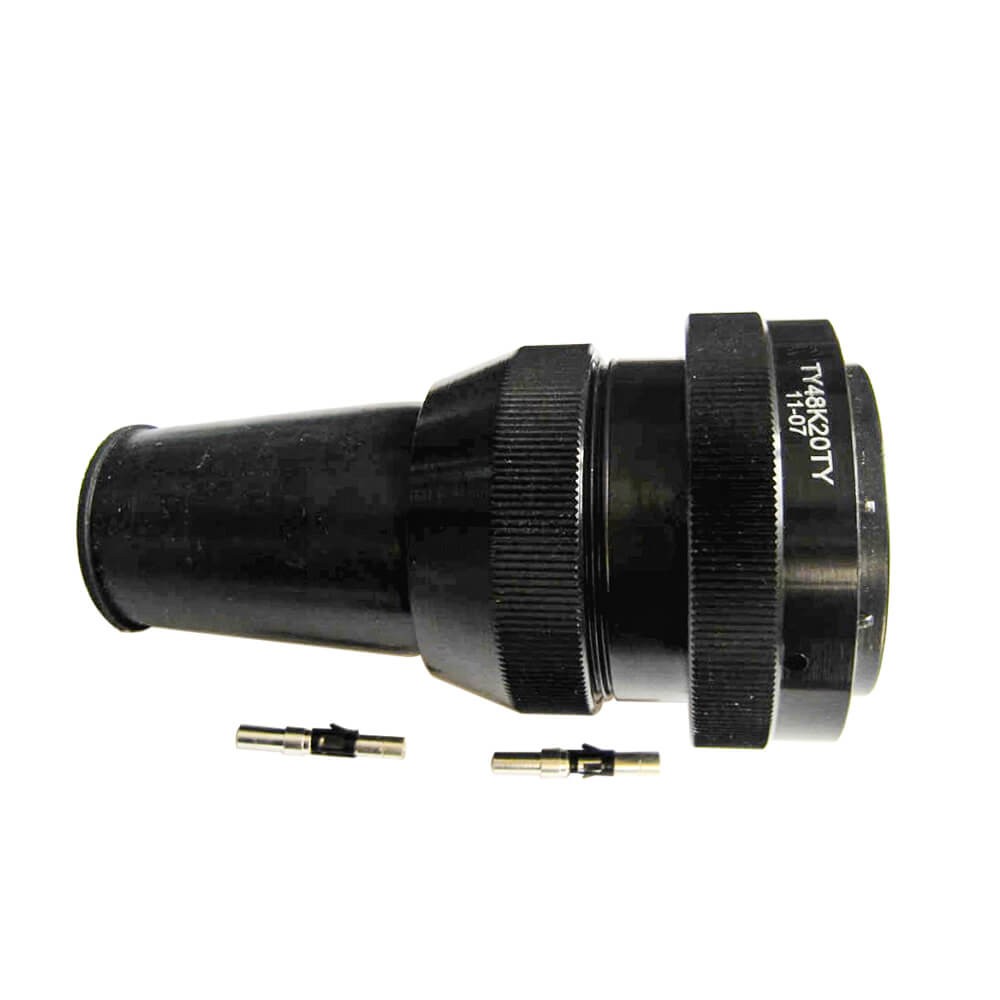 Railway Connectors TY48 20pin Shell Size48 Male Socket Straight Flange type Connector