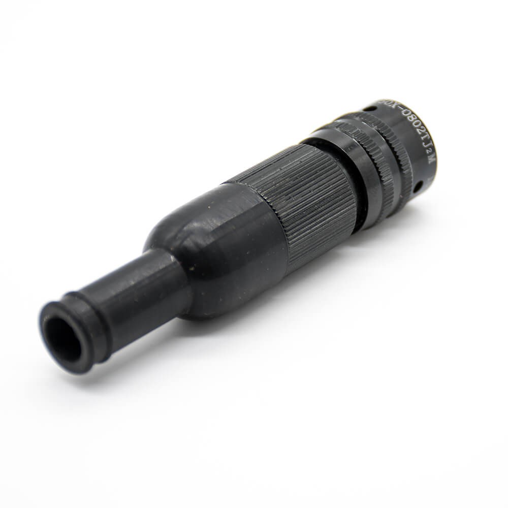 2 Pin Circular Connector Straight Bayonet Coupling 08 Shell Size Cable Solder Male Butt-Joint Female Y50X Connector
