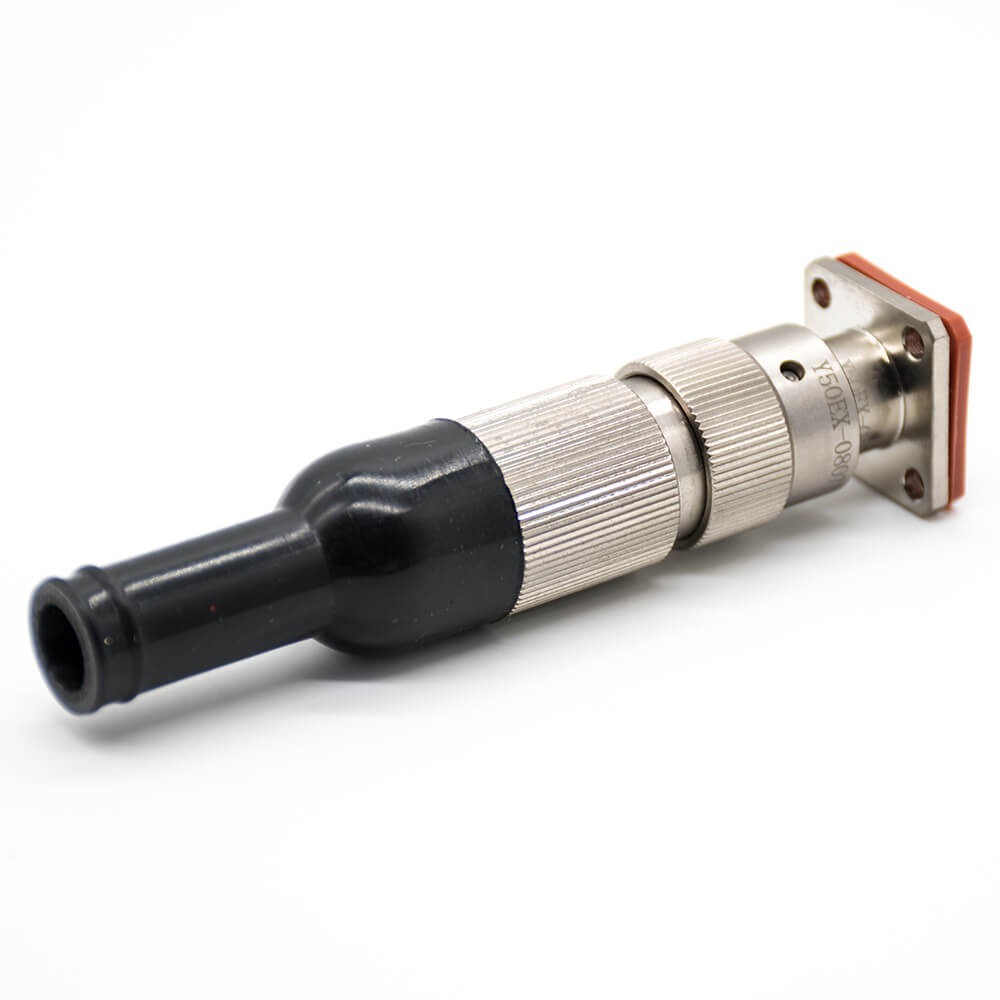 7 Pin Electrical Connectors Straight Bayonet Coupling 08 Shell Size Solder Y50EX Male Butt-Joint Female