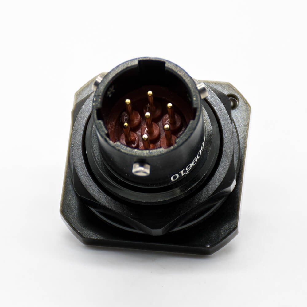 7Pin Circular Electrical Connector Bayonet Coupling Cable Solder Panel Mount/PCB Male Docking Type Female 10 Shell Y50X