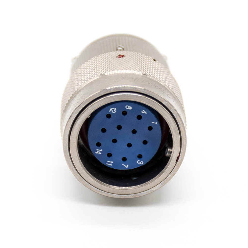 Male Female Connectors Y27F Plug&Socket 4Pin 18 Shell Size Panel Mount/cable Solder cup Straight Bayonet Coupling