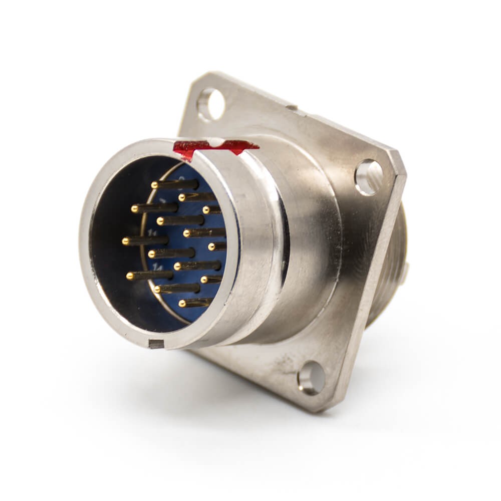 Male Female Connectors Y27F Plug&Socket 4Pin 18 Shell Size Panel Mount/cable Solder cup Straight Bayonet Coupling