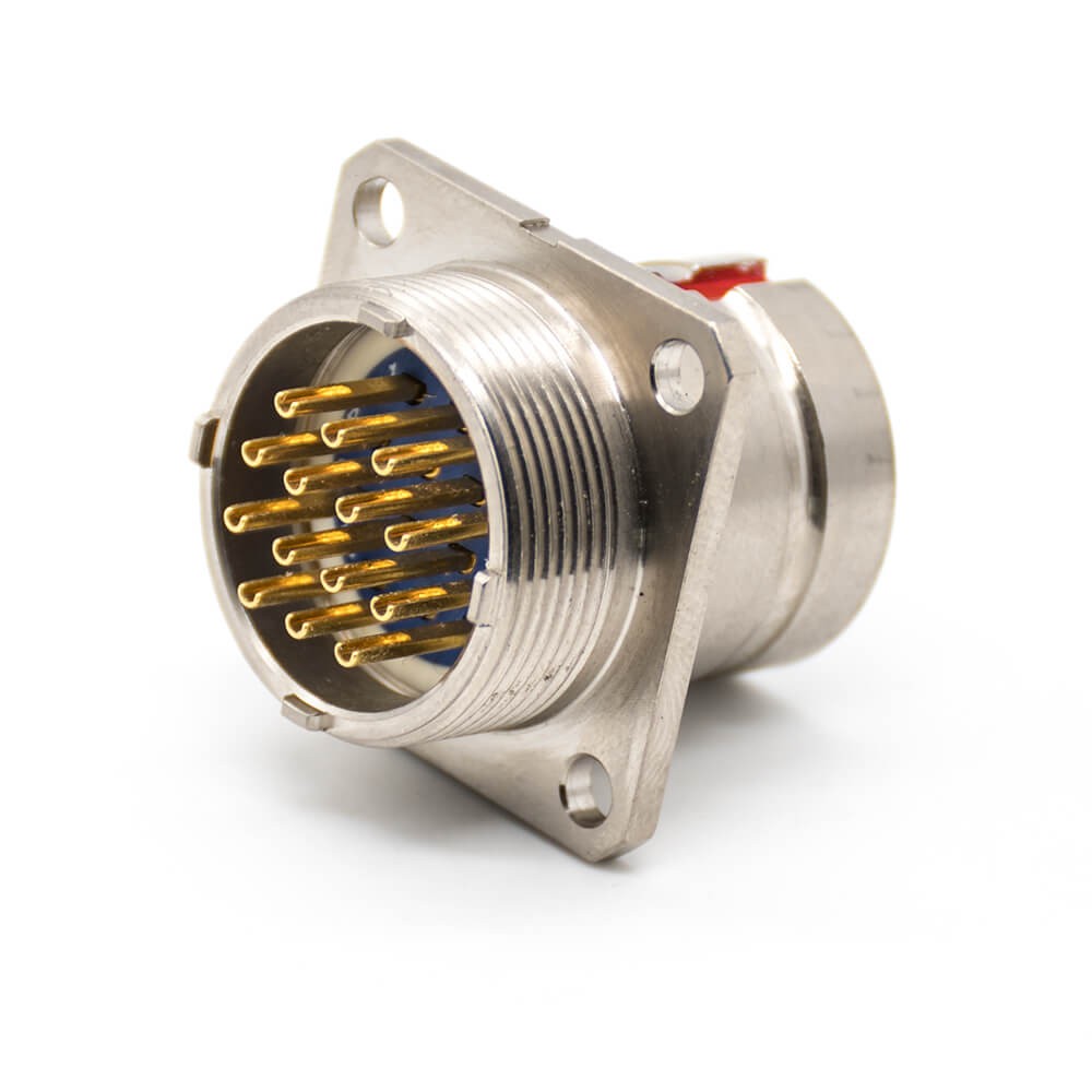 Male Female Connectors Y27F Plug&Socket 4Pin 18 Shell Size Panel Mount/cable Solder cup Straight Bayonet Coupling