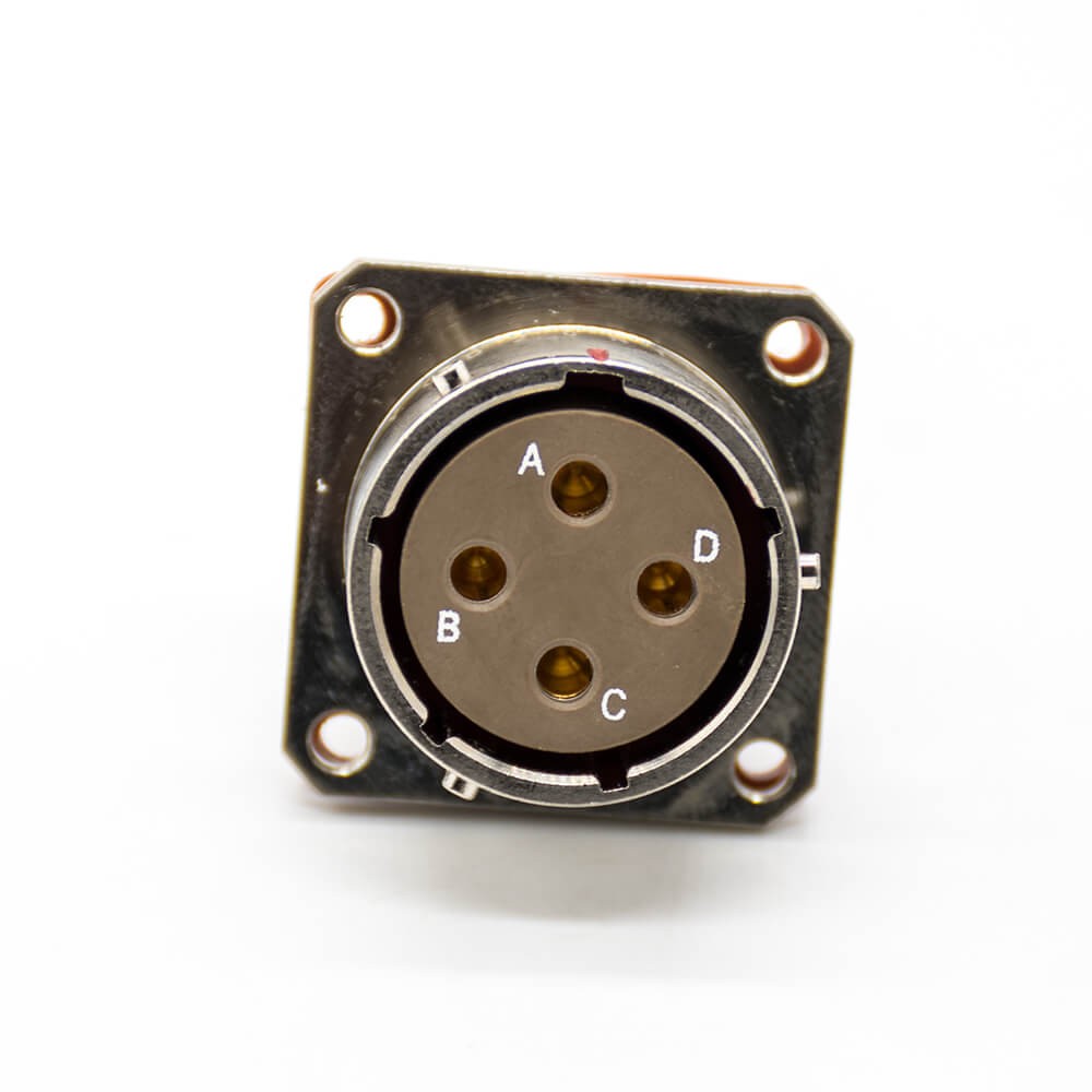 YGD Connector 16 Shell Size 4Pin Straight Solder cup Bayonet Coupling Plug&Socket Female Butt-jiont Male