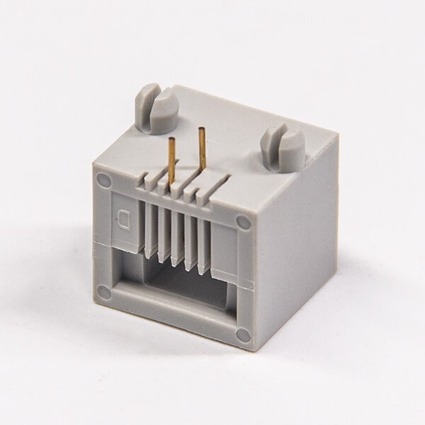 Modular Connector RJ11 Right Angled 6p2c PCB Mount Plastic