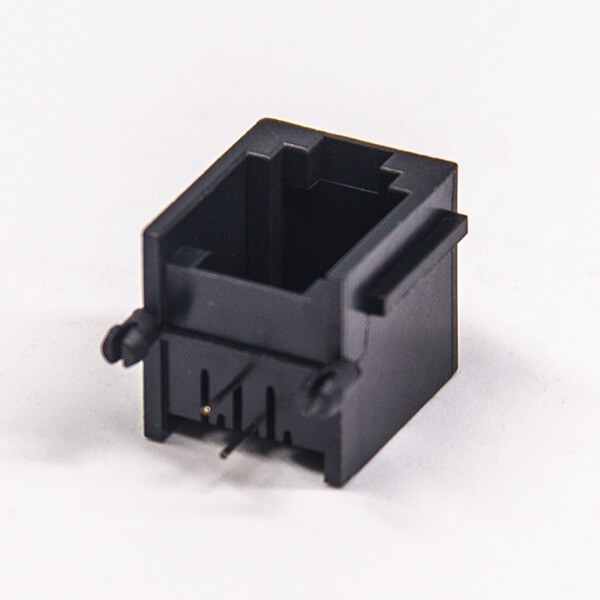RJ11 6p2c Connector Right Angle modelar Unshielded DIP Type without LED
