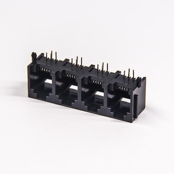 RJ12 Modular Jack 6p4c Erhernet Network Connector 1x4 port Unshielded