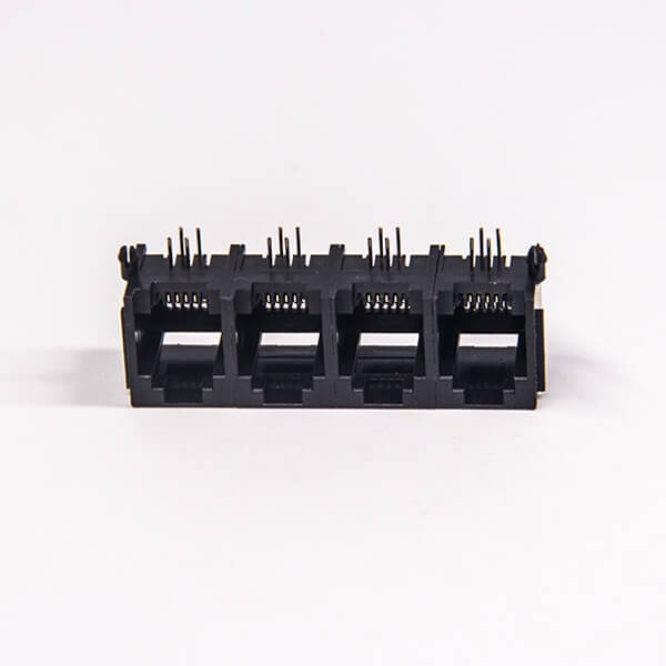 RJ12 Modular Jack 6p4c Erhernet Network Connector 1x4 port Unshielded