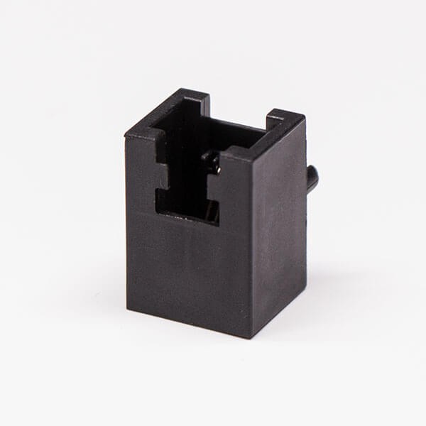 Female RJ14 Connector 1 Port Black R/A 6P4C Unshield Without LED 10PCS