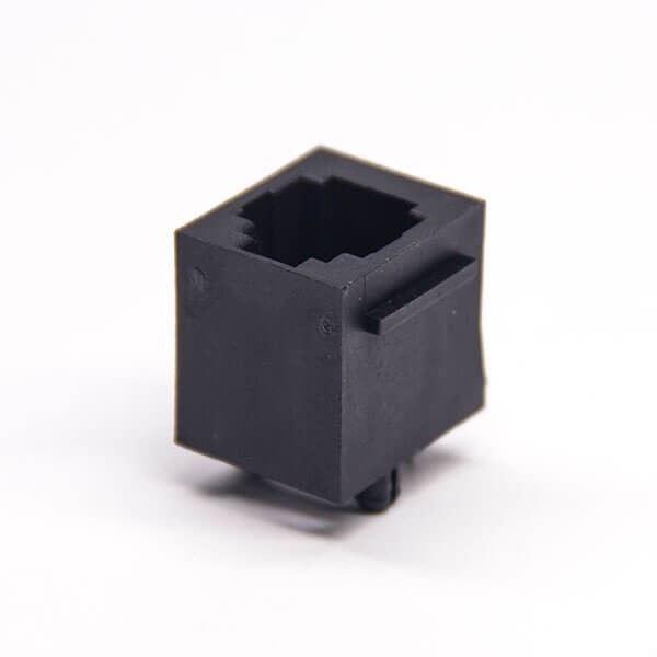 6P6C RJ25 Modular Connector Unshielded without Filtered Plastic Through Hole 180 Degree
