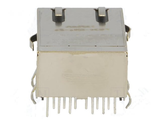 2pcs Ethernet RJ45 Connector 1X1 10/100 Mbit LED Indicators 8p8c Jack