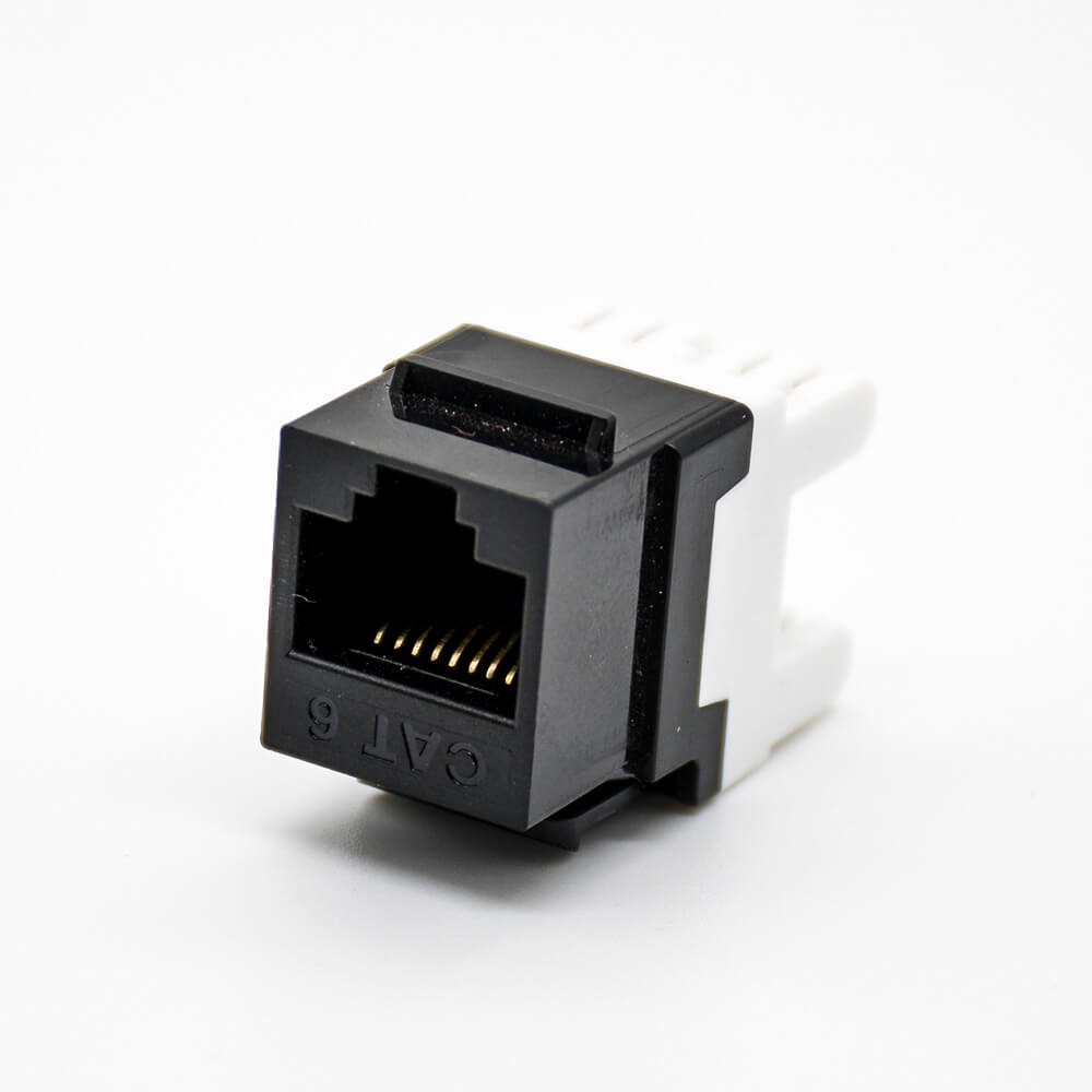 8P8C Modular Connectors CAT6 Unshielded Straight RJ45 Network Module Jack