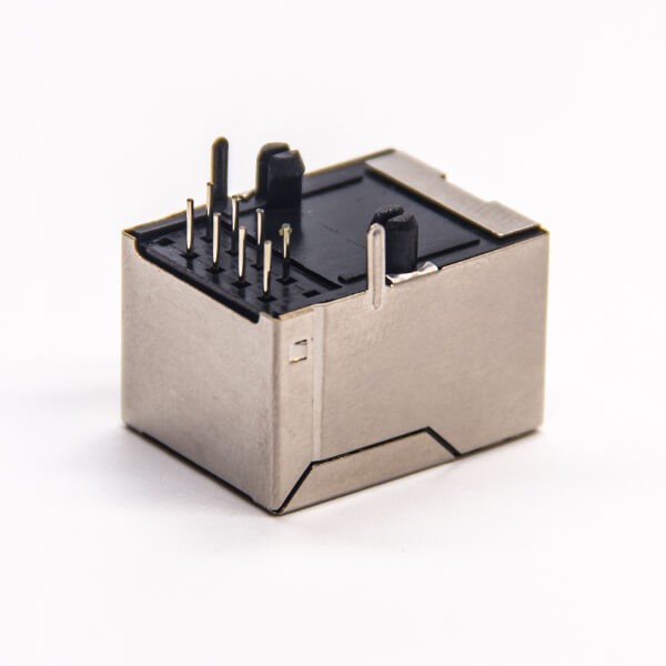 8p8c RJ45 Modules Network Connector Shielded Jack Through Hole
