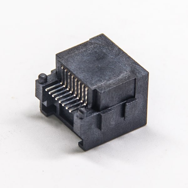 Jack Modular RJ45 Angled SMT Unshielded Without Filtered