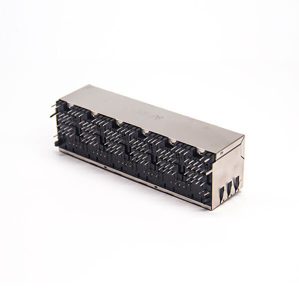 Multi Port RJ45 2x6 Right Angled 8p8c Network Shielded Jack Through Hole
