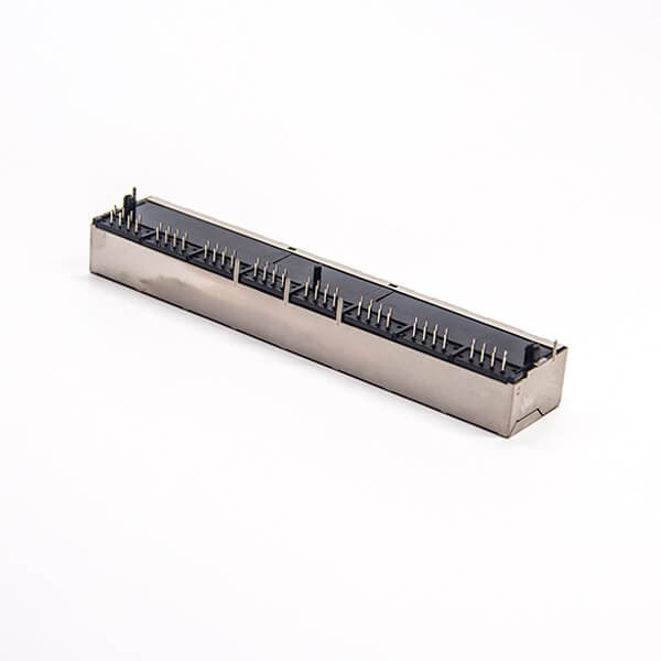 RJ45 8 Port Connector Shielded Jack 8p8c 90 Degree for PCB Mount