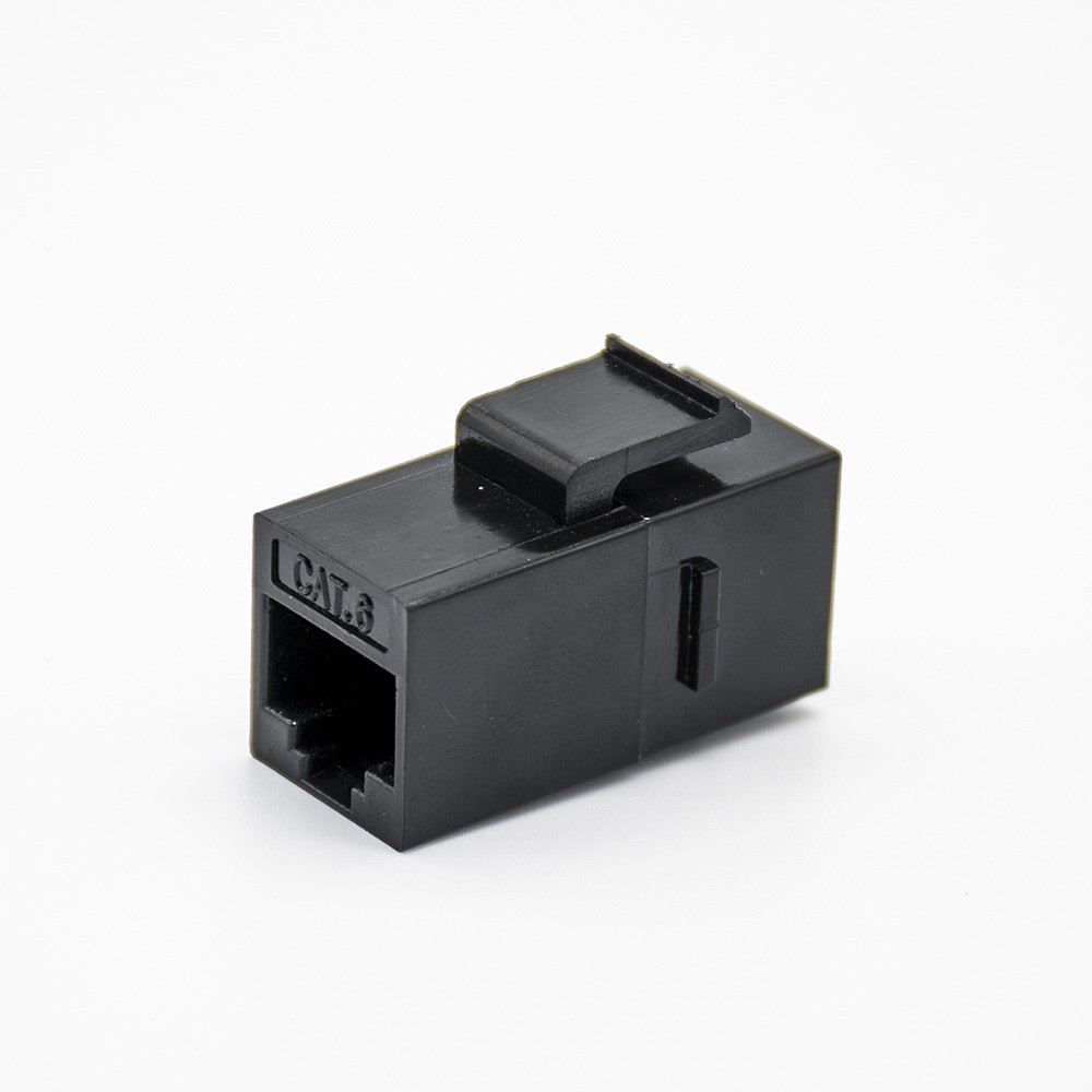 RJ45 8P8C Jack PCB Mount Straight Unshielded Single Port CAT5E Network Module Connector
