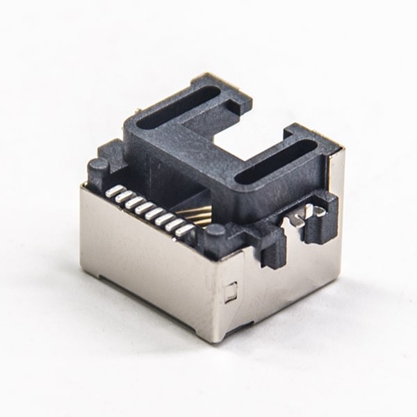 RJ45 8p8c Modular Connector Shielded Single Port Surface Mount