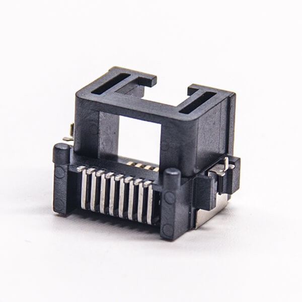 RJ45 8P8C Modular Connector Single Port SMT 90 Degree Unshielded Jack 20pcs