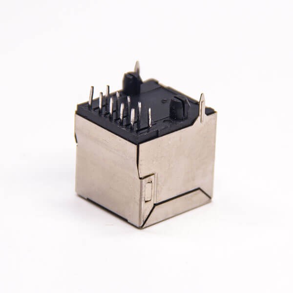 RJ45 Coupler Jack 8P8C Straight Network Through Hole for PCB Mount