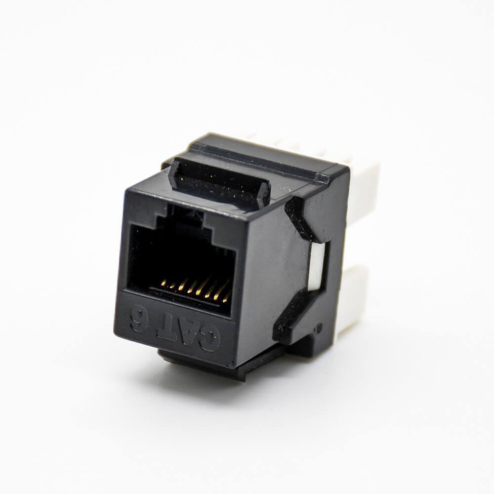 RJ45 Network Connectors Straight CAT6 UTP Network Module Keystone Jack
