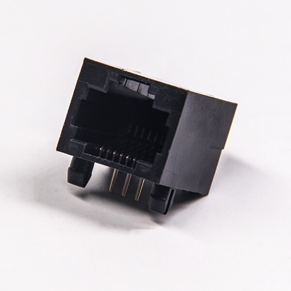 RJ45 Straight Coupler Single Port 8P8C Plastic Unshielded Connector without LED