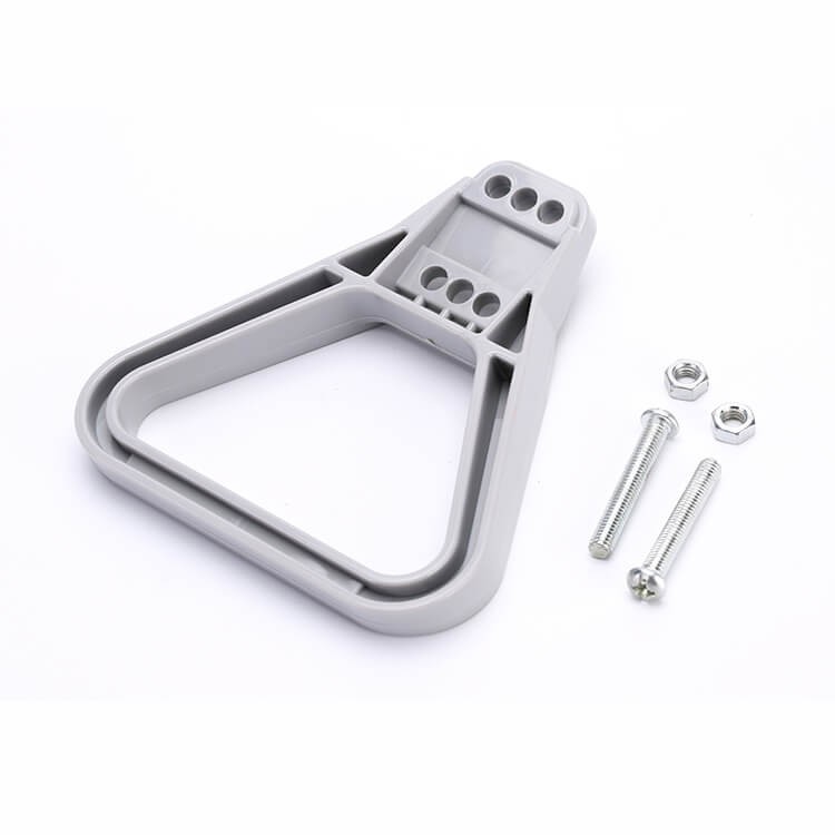 Red Plastic Triangle Handle Accessories with Two Self Tapping Screws For 2 way 175A/350A Power Connector