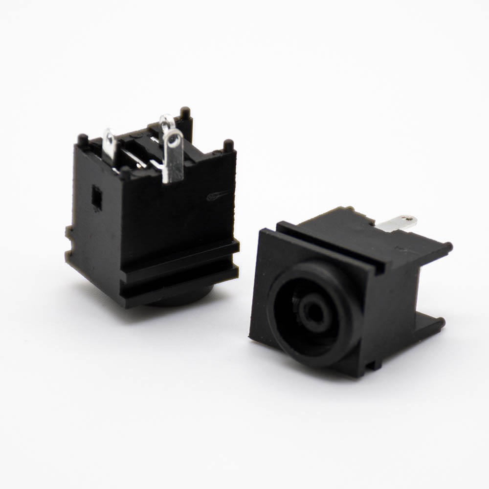 WaterproofDC Power Female Socket solder Lug 180°Through Hole Jack 7.0*1.4mm Unshiled Connector