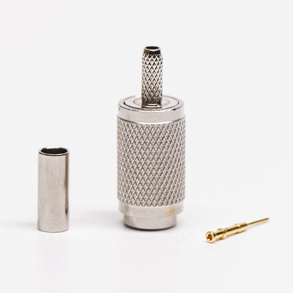DIN 1.0/2.3 Connector Straight Male Crimp Type for Cable RG316-RG174