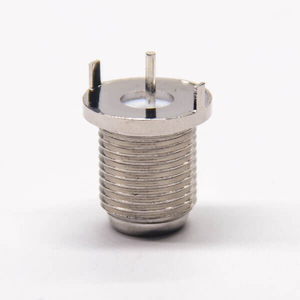 F Connector Coaxial Straight Female Through Hole for PCB Mount