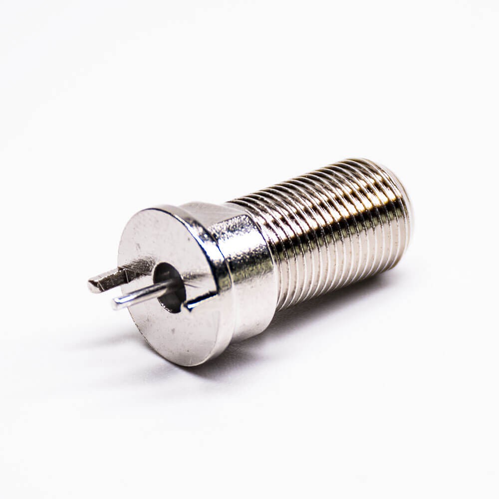 F Connector Female PCB Straight Through hole