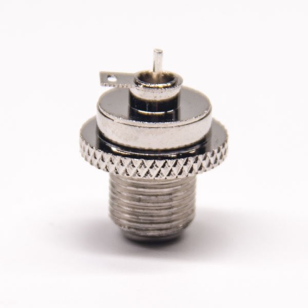 F Type Screw Connector Straight Female Solder Type for Coaxial Cable