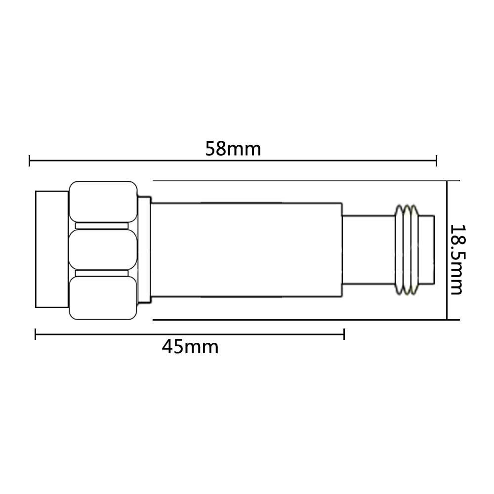 Attenuator 3G 5W N Type Male Rf Attenuator Coaxial