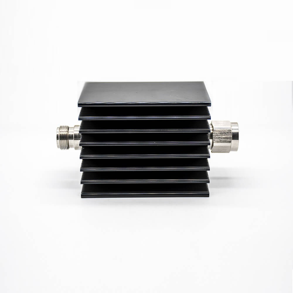 Lateral Load Connectors N Type Male To Female Straight Attenuator 50W