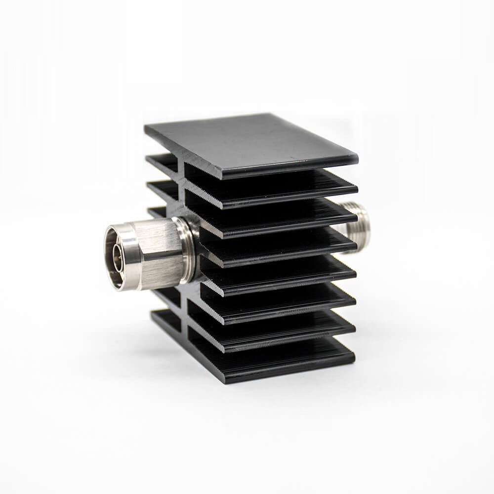 Lateral Load Connectors N Type Male To Female Straight Attenuator 50W
