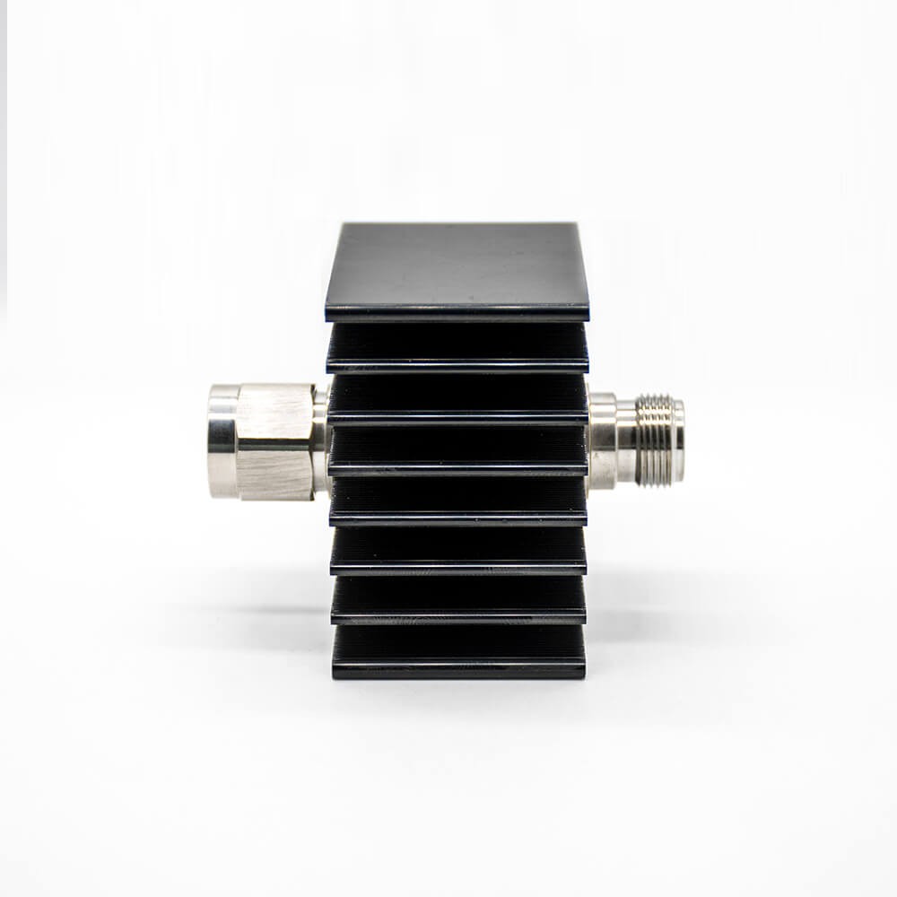 Lateral Load Connectors N Type Male To Female Straight Attenuator 50W