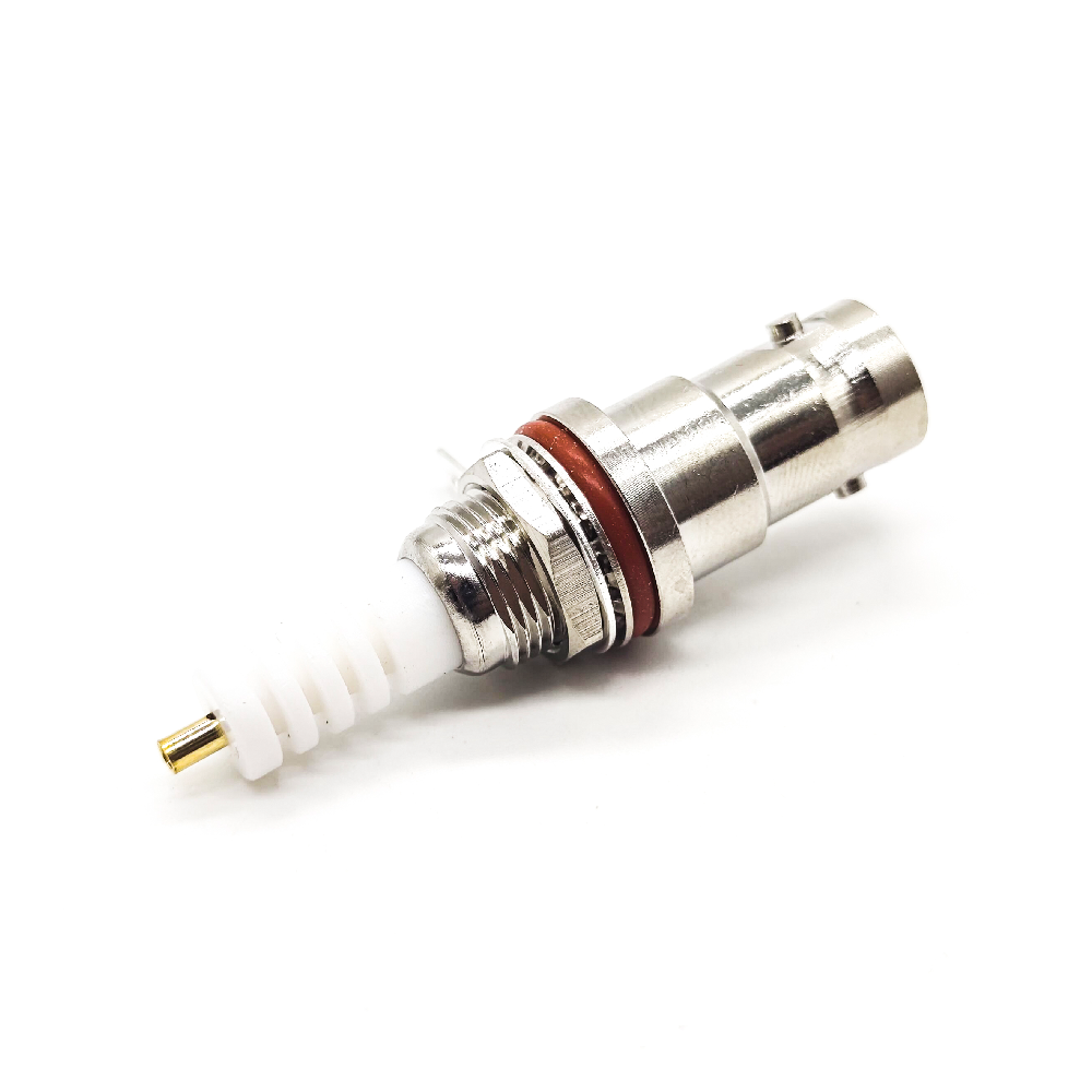 SHV female Connector Back Mount Straight Panel Connector Solder For Cable