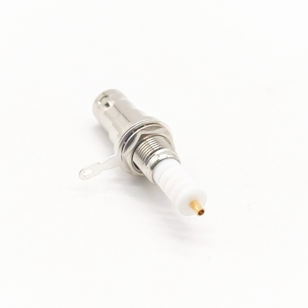 SHV female Connector Back Mount Straight Panel Connector Solder For Cable