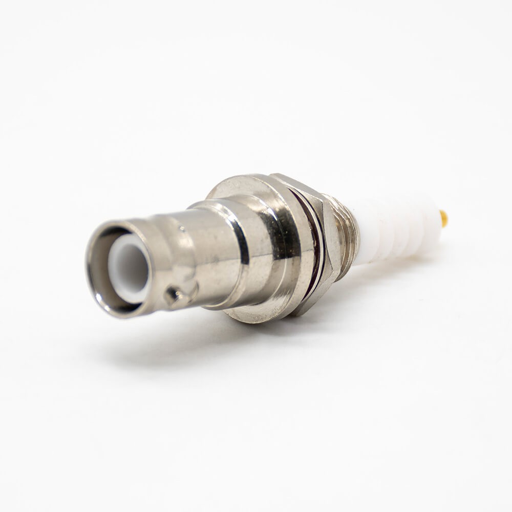 SHV female Connector Back Mount Straight Panel Connector Solder For Cable